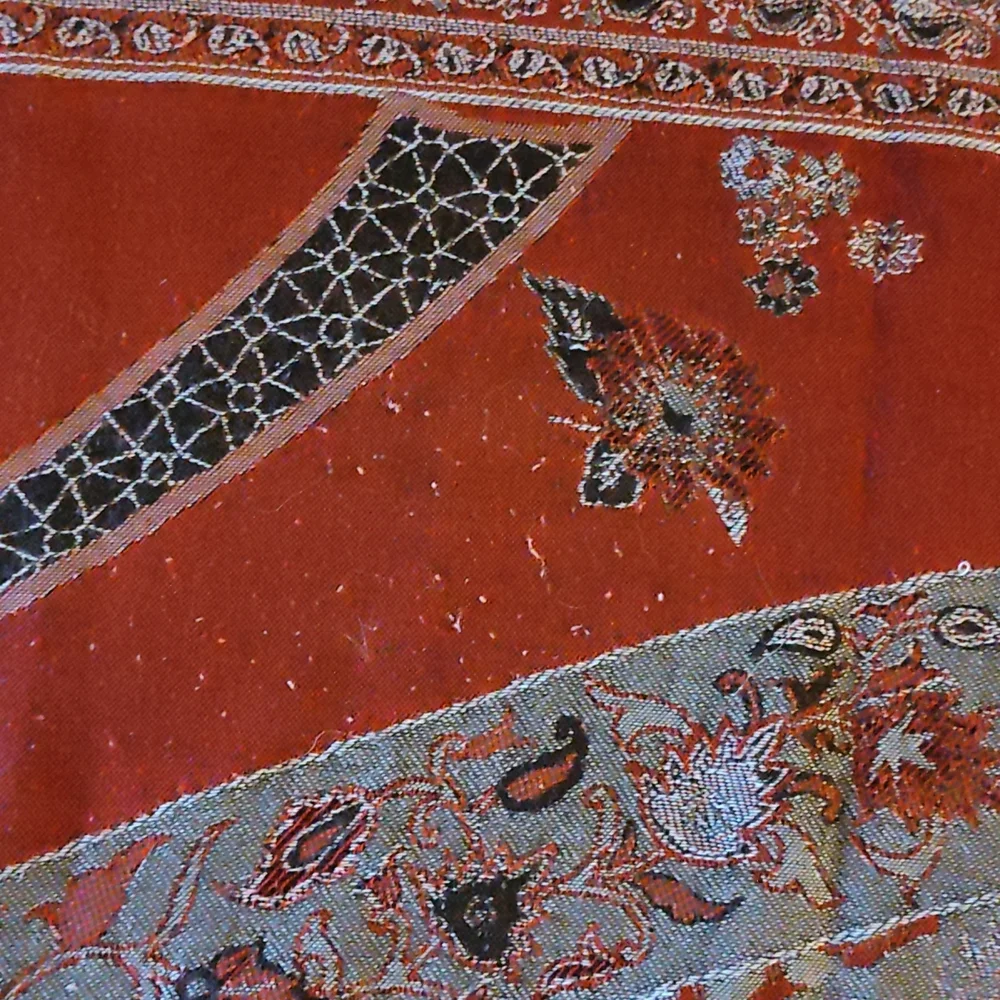 Beautiful Red/grey Pashmina